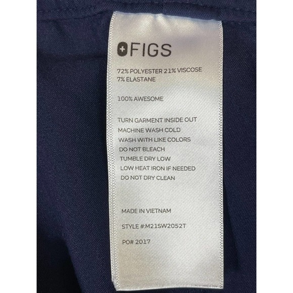 FIGS Technical Collection Cairo Blue Mens‎ 2XL Scrub Bottoms - Picture 8 of 12